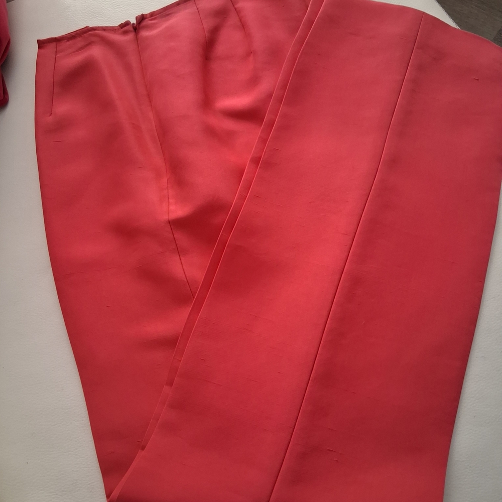LOFT Bold Red Silk Pants